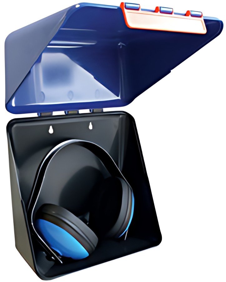 HYGOSTAR Boîte pour équipement de protection, MIDI, bleu
