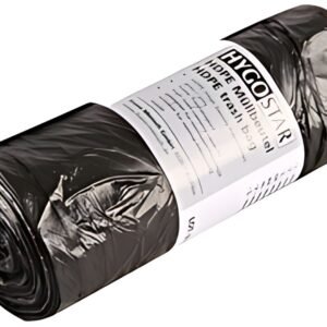 HYGOCLEAN Sac poubelle, gris, 30 litres, 500 x 600 mm