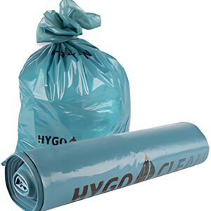 HYGOCLEAN Sac poubelle Light, 120 litres, en LDPE, bleu