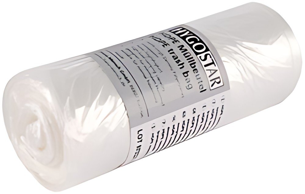 HYGOCLEAN Sac poubelle, 18 l, 8 microns, transparent