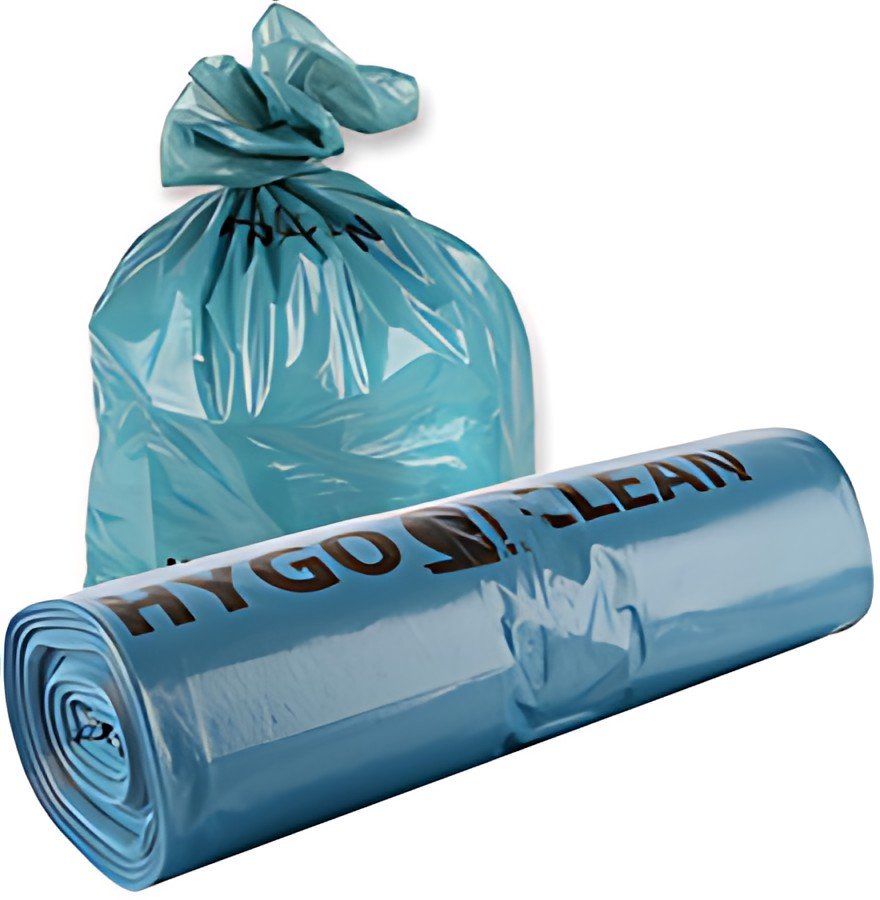 HYGOCLEAN Sac poubelle, 160 litres, en LDPE, bleu