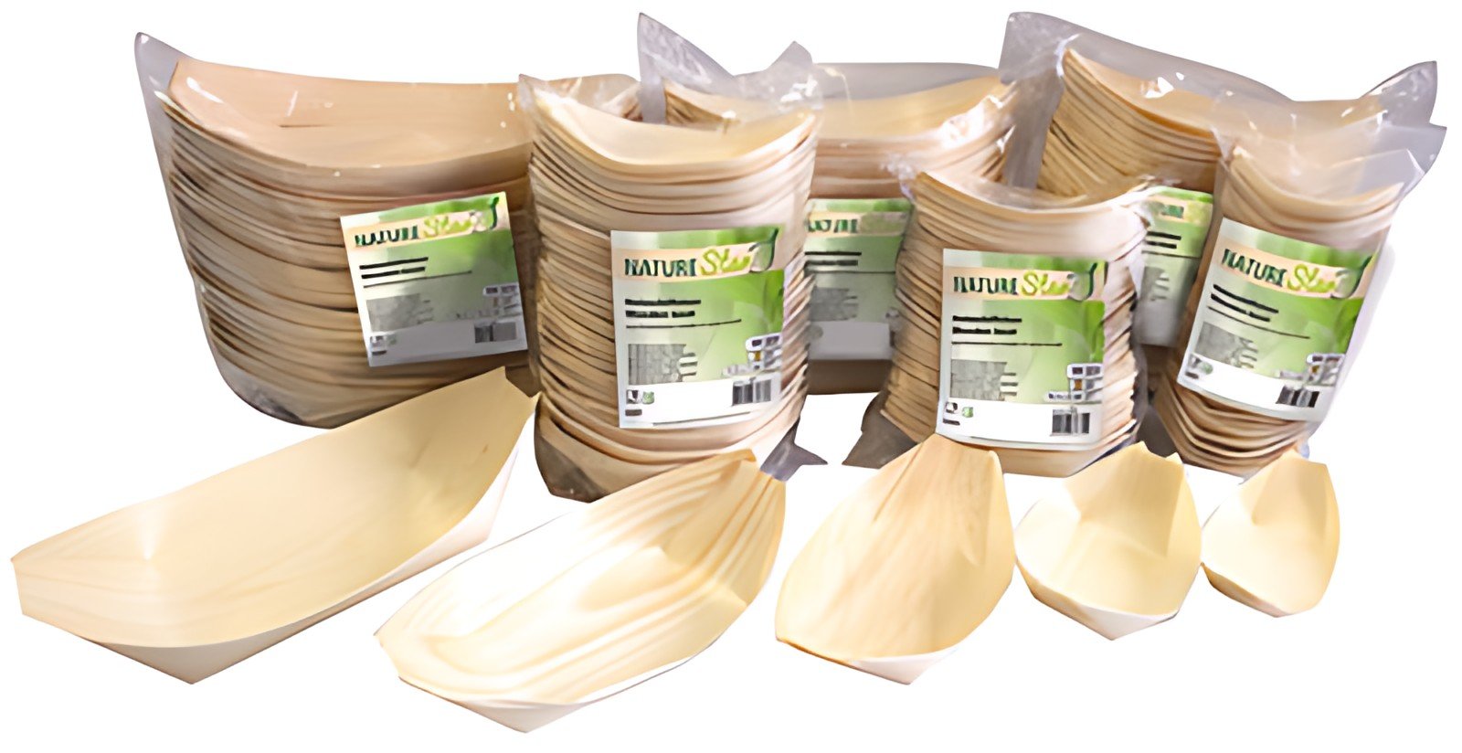 NATURE Star Ravier en bois, en pin, 105 x 50 mm