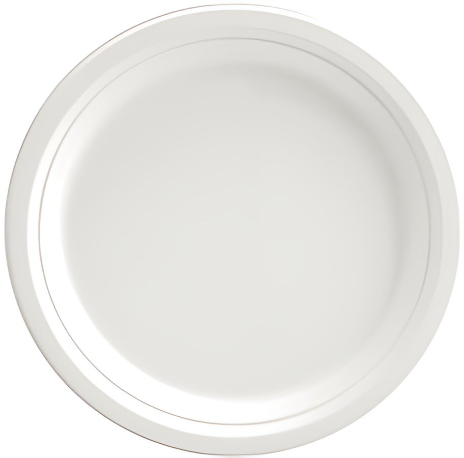 NATURE Star Assiette en canne à sucre, rond, 170 mm, blanc