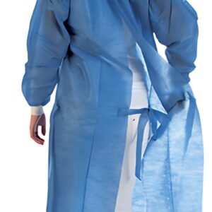 HYGOSTAR Blouse chirurgicale SMS, bleu, L