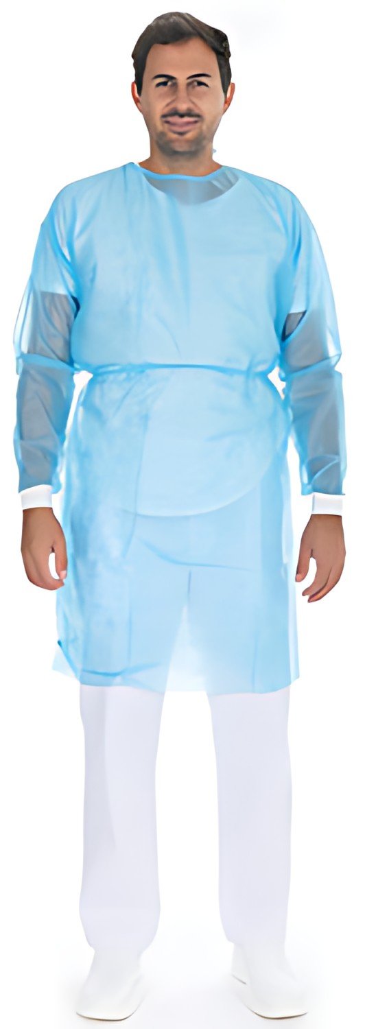 HYGOSTAR Sur-blouse en PP pour visiteurs/patients/personnel