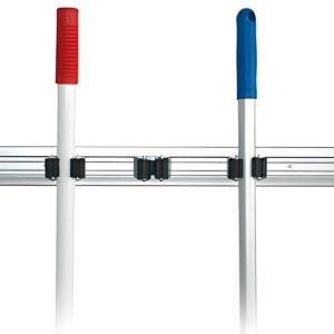 HYGOCLEAN Porte-balai TRIO, rail aluminium pour 3 manches