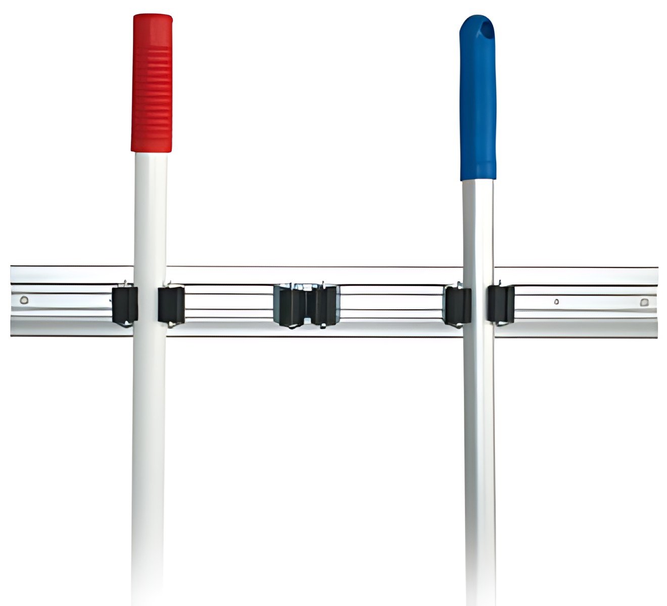 HYGOCLEAN Porte-balai TRIO, rail aluminium pour 3 manches