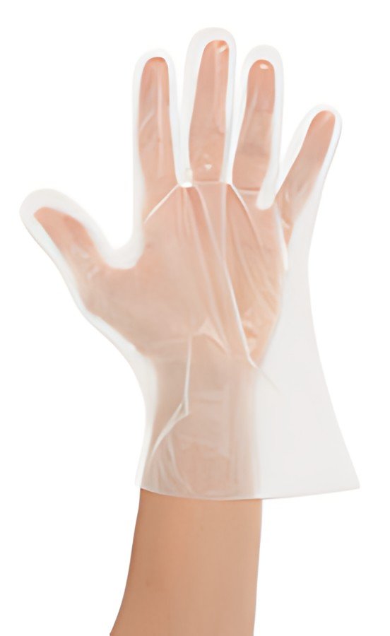 NATURE Star Gants bio "GREEN", en PLA, L, transparent