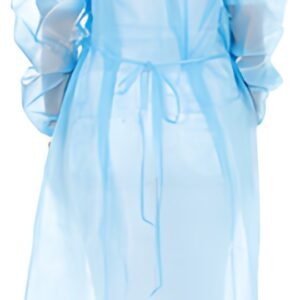 HYGOSTAR Blouse PP avec bande pour la nuque, XL, bleu
