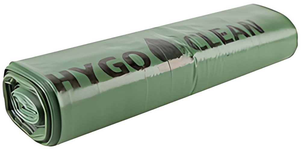HYGOCLEAN Sac poubelle, 120 litres, en LDPE, vert