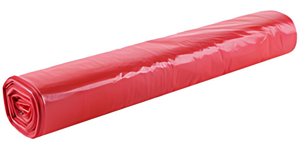 HYGOCLEAN Sac poubelle Eco, 120 litres, en LDPE, rouge