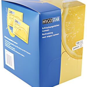 HYGOSTAR Tissu rafraîchissant Lemon, carton de 100