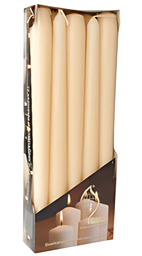 FLAVOUR by Gala Bougies de chandelier, 20 mm, par 10, crème