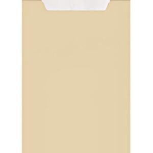 HYGOSTAR Pochette à couverts Classic, plié 1/8, crème/blanc