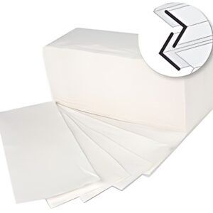 HYGOCLEAN Essuie-mains, 250 x 210 mm, pliage V/ZZ, blanc