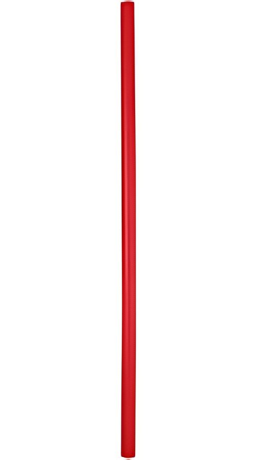 Paille en papier NATURE Star Jumbo, 250 mm, rouge