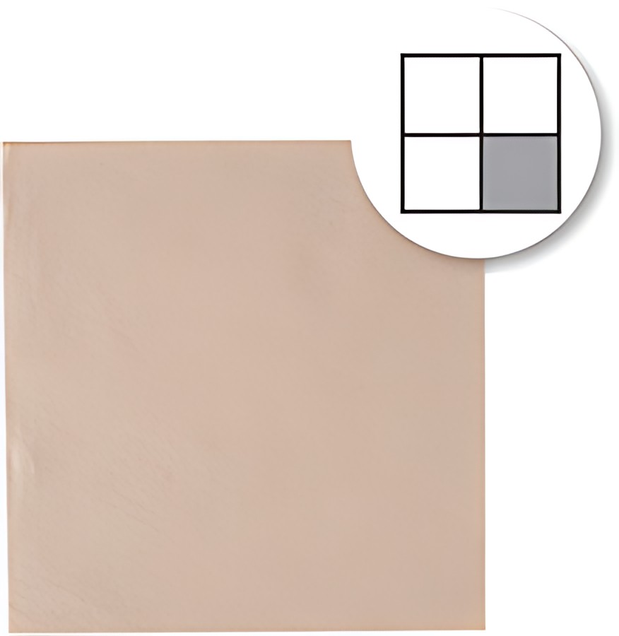 NATURE Star Serviette de table nature, 240 x 240 mm