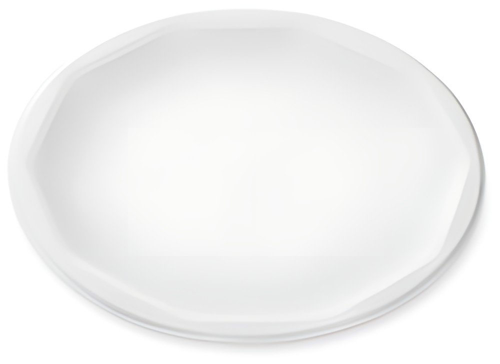 NATURE Star Assiette en canne à sucre Etoile, rond, blanc