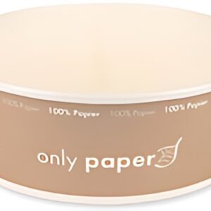 NATURE Star Bol à salade Only Paper, rond, 1,3 litre, marron