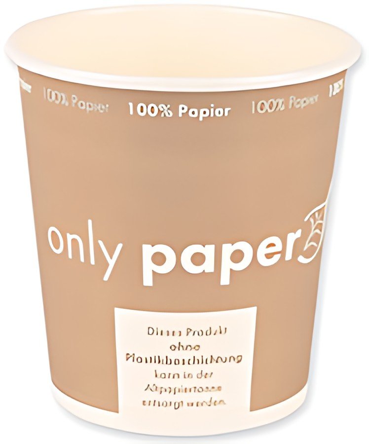 NATURE Star Gobelet à soupe Only Paper, rond, 450 ml, marron