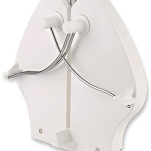 HYGOSTAR Affûteur de couteau ErgoSteel Hes II, blanc/argent