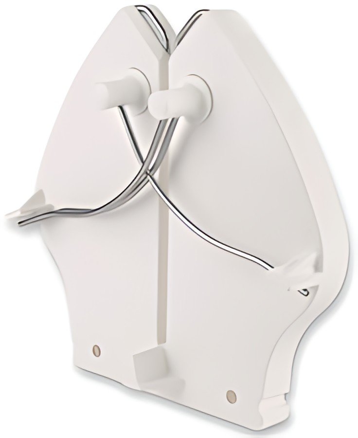 HYGOSTAR Affûteur de couteau ErgoSteel Hes II, blanc/argent