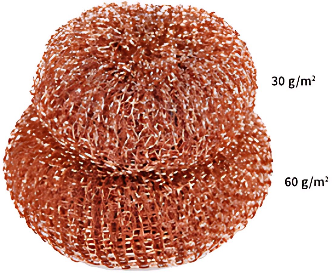 HYGOCLEAN Spirale à récurer en cuivre, antibactérien, 30 g