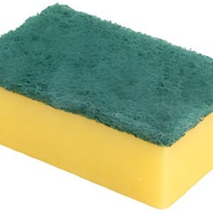 HYGOCLEAN Éponge, en mousse/non-tissé dur, jaune/vert
