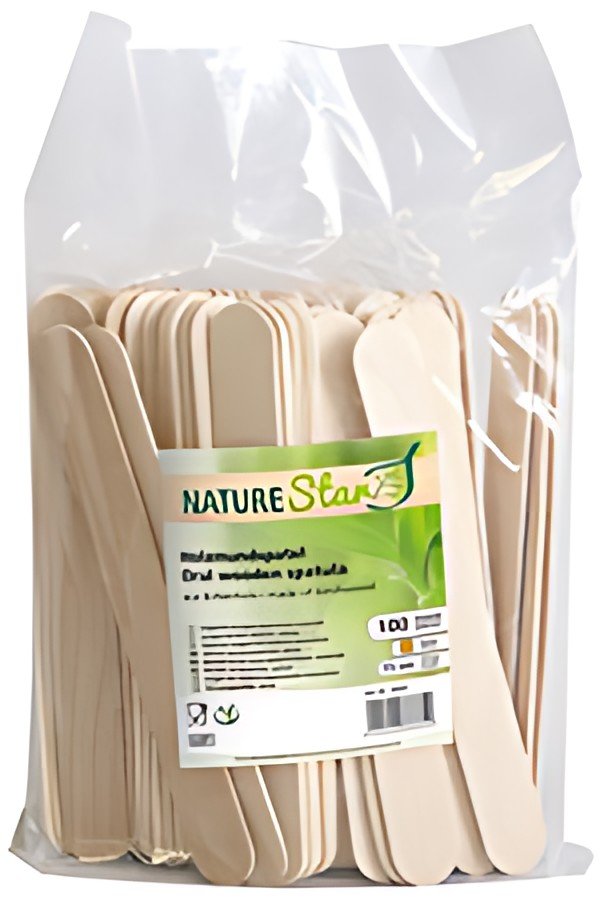 NATURE Star Abaisse-langue, en bouleau, longueur: 150 mm