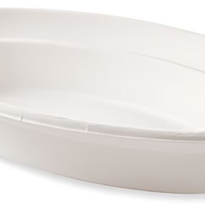NATURE Star Plat en canne à sucre, ovale, 680 ml, blanc