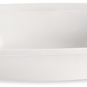 NATURE Star Plat en canne à sucre, carré, 400 ml, blanc