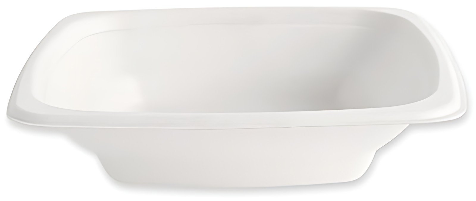 NATURE Star Plat en canne à sucre, carré, 400 ml, blanc
