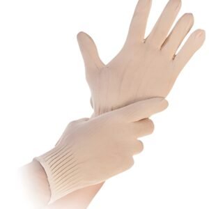 HYGONORM Gant en coton Cuff Light, M, naturel