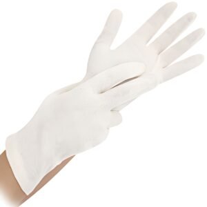 HYGONORM Gant en coton Nature, M, naturel