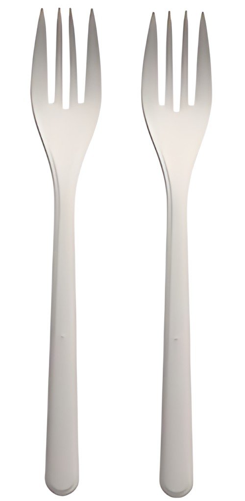 PAPSTAR Fourchette réutilisable, longueur: 185 mm, blanc