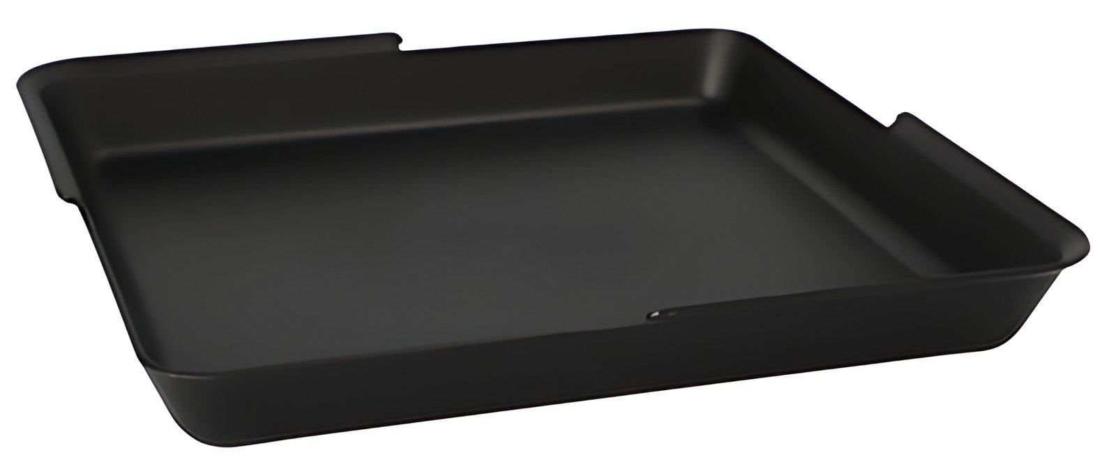 PAPSTAR Barquette Circulware, carré, 1 compartiment, noir