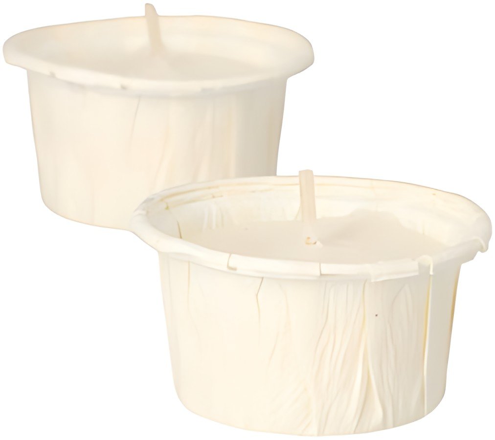 STARPAK Bougie chauffe-plat, diamètre: 42 mm, blanc