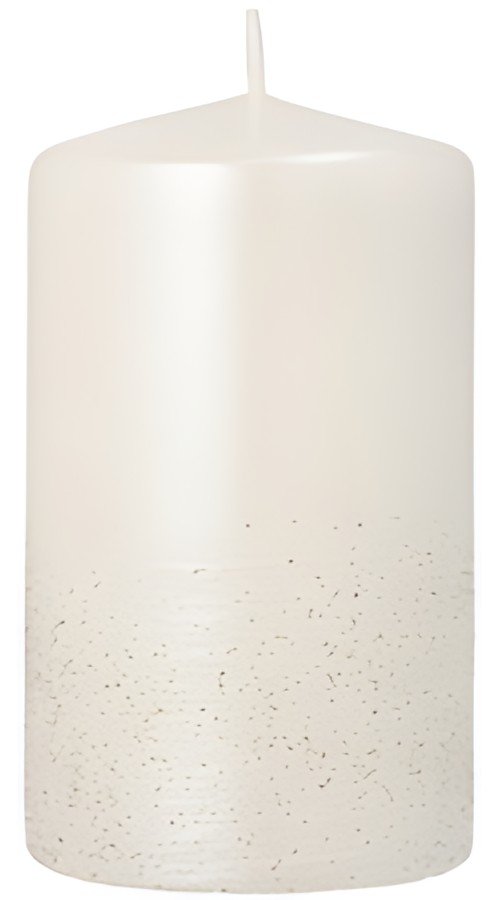 STARPAK Bougie cylindrique "Safe Candle Fia", 60 mm, nacré