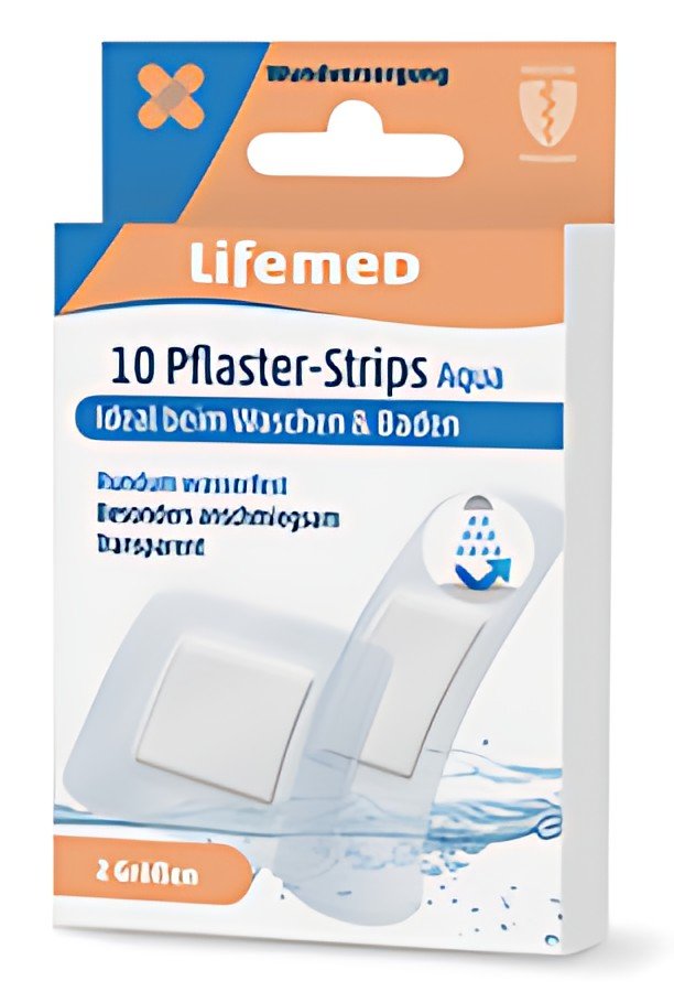 Lifemed Pansements "Aqua", boîte de 10, transparent