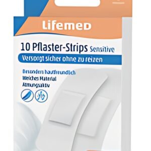 Lifemed Pansements "Sensitive", blanc, pack de 10