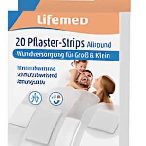 Lifemed Pansements "Allround", pack de 20, mi-transparent