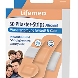 Lifemed Pansements "Allround", pack de 50, couleur chair