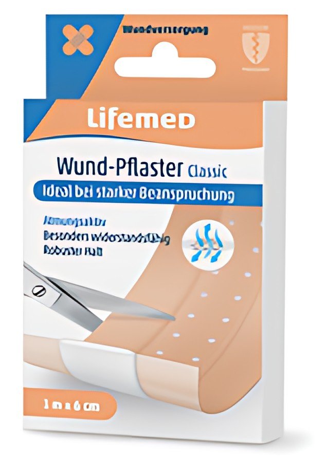 Lifemed Pansement "Classic", couleur chair, 1000 mm x 60 mm