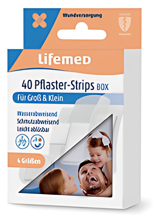 Lifemed Pansement "Allround", 40 pièces, semi-transparent