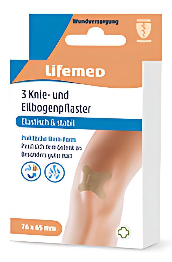 Lifemed Pansement genou et coude "Allround", couleur chair