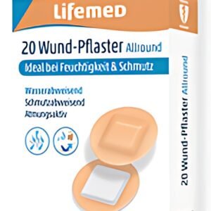 Lifemed Pansement "Allround", rond, ton chair