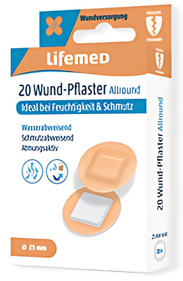 Lifemed Pansement "Allround", rond, ton chair