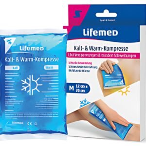 Lifemed Compresse chaud/froid, 290 x 120 mm, bleu
