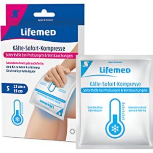 Lifemed Compresse de froid instantané, 150 x 130 mm, blanc