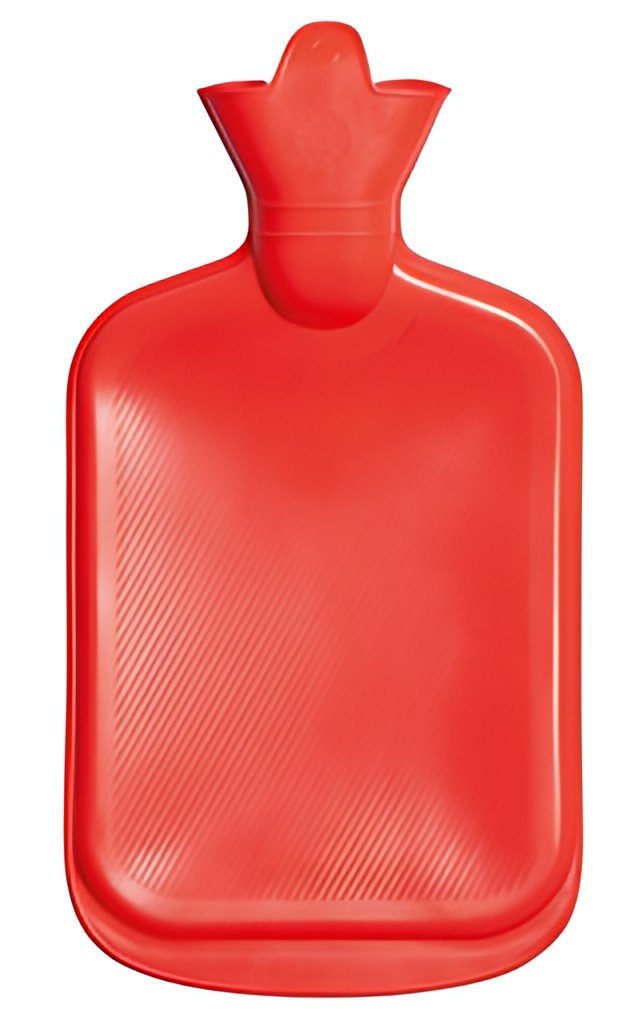 Lifemed Bouillotte, contenance : 2 litres, rouge
